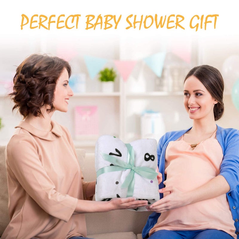 CQNET Friends Baby Milestone Blanket, TV Show Merchandise Gift for Baby Shower, Newborn Essentials Photo Props for Age and Growth, Yellow Frame Included, 50'' X 60'' - Image 3